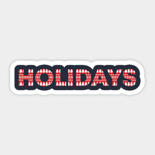 Holidays Sticker